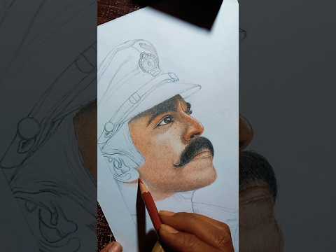 RRR Ramcharan Drawing | #Dosti #ram charan #shorts