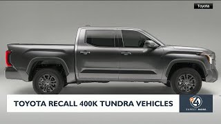 Toyota recalls 400k Tundra vehicles
