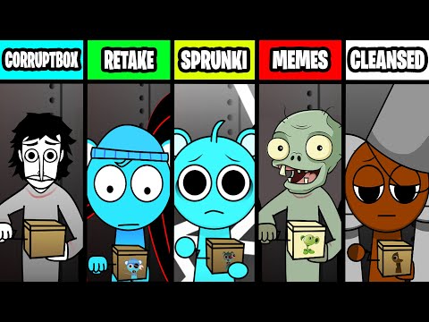 EVERY Incredibox SPRUNKI CORRUPTBOX Monster VOICE From Incredibox! All New Mod Versions Comparison