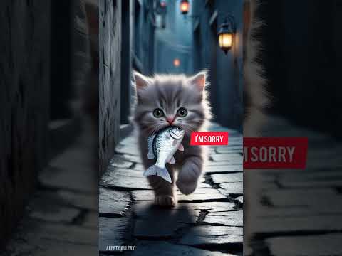 Kitten sad story  🥺 #cat #sadcatstory #sad