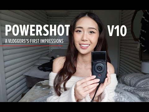 First impressions of the Powershot V10 with Briddy Li