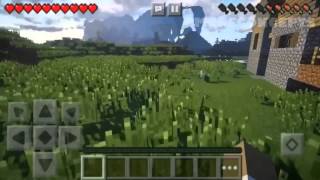 Minecraft PE [EPIC SHADERS] GamePlay