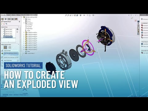 How to Create an Exploded View in SOLIDWORKS | Beginner Tutorial
