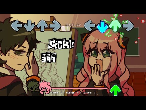 Suspai but Anya and Damian Sings it [FNF Spy x Family Reskin + Cover | Funk, Miss Nagatoro]