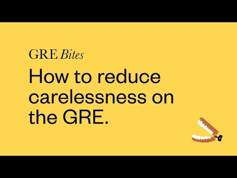 How to reduce carelessness on the GRE: Understanding fail-safe behaviors