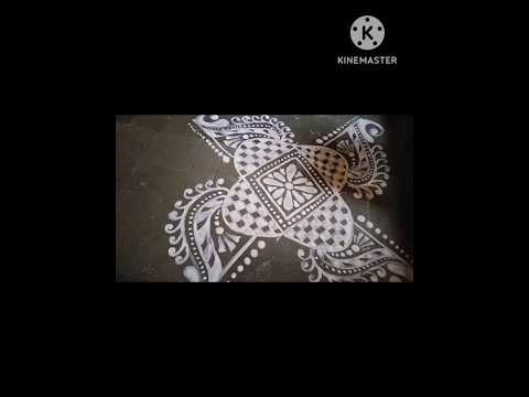 Easy and unique alpona design for beginners/ very simple and attractive alpona design #ytshots #art
