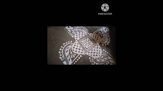 Easy and unique alpona design for beginners/ very simple and attractive alpona design #ytshots #art