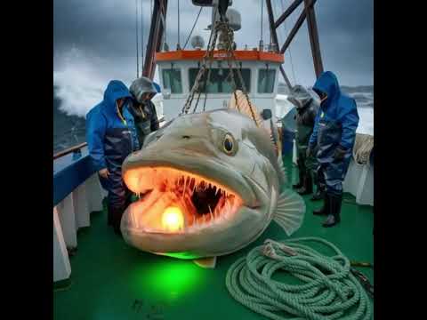 "Gigantic Deep-Sea Creatures Hauled Aboard: Unreal Ocean Discoveries"