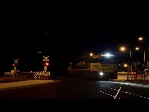 Midnight Freight Trains in Wangaratta