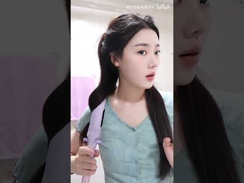 how to curl your hair like Korean's 💇✨ #hairstyle #korean #beauty #shorts