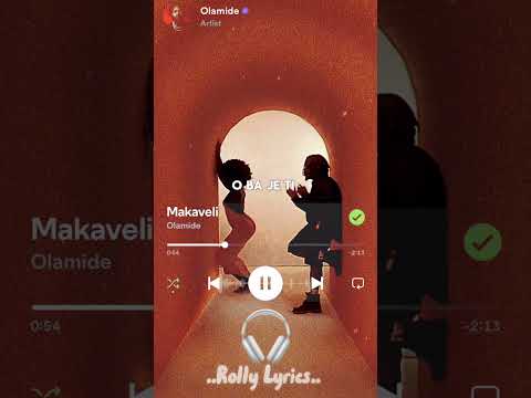Olamide - Makaveli lyrics | #shorts #olamide #afrobeats #lyrics #ybnl