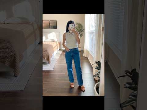 Levi’s Ribcage Straight Ankle jeans in ‘Jazz Pop’—the perfect indigo blue denim! 👖#levisjeans #ootd