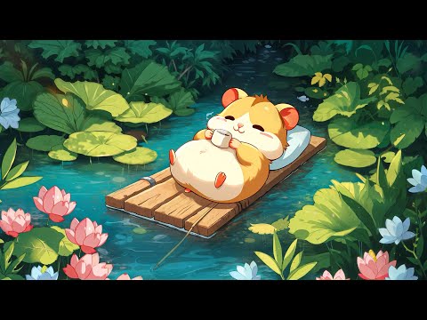 Sleeping in Lotus Pond 💤 Chill Time ~ Lofi Cafe to Deep Focus to Relax/Sleep/Study