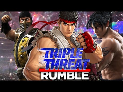 First Time Ever! Three Teams Inside One Royal Rumble!! (Street Fighter/Mortal Kombat/Tekken!!)