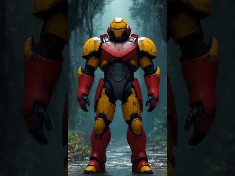 Mech Suit Animation Test #klingai #hailouai #mech #aigeneration