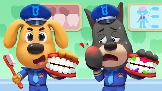 Let's Learns to Brush Teeth | Good Habits | Kids Cartoon | Sheriff Labrador | BabyBus