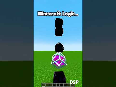MINECRAFT LOGICS🤣😂 #minecraft #minecraftmemes #shorts