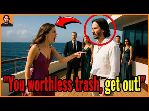 A Woman Tried To Kick Keanu Reeves Off The Luxury Deck… Big Mistake | acts of kindness #97