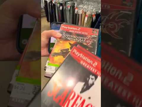 Have you ever seen these uncommon #playstation2 #games before??  #shorts #thriftin #goodwill