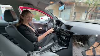 🚦First Time Driving a Manual Opel – Revving at Traffic Lights in Ballet Flats 🚦