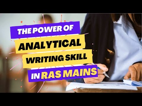 Unlocking Success: Mastering Analytical Skills for RAS Mains