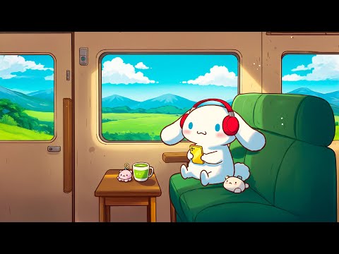 Summer Day Lofi  with Cinnamoroll | Soft Lofi Beats for Study, Relax | Relaxing Summer Vibes