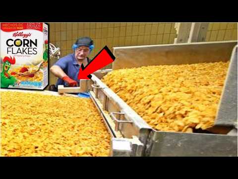HOW Corn Flakes Are MADE 🥣 | How Breakfast Cereals Are MANUFACTURED