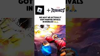 MARVEL RIVALS IS COMING TO ROBLOX 😳 #roblox #fyp #foryou #robloxshorts #robloxmemes #robloxgameplay