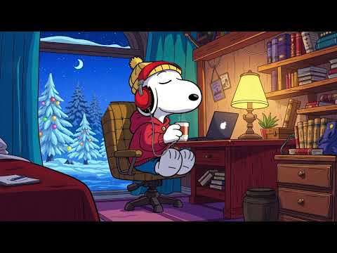 Snoopy's Lofi Christmas Radio 🎄 Relaxing Lofi Mix for a Merry and Cozy Holiday