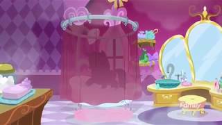 Rarity takes a shower
