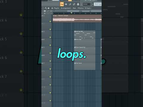 HOW TO TURN A LOOP INTO A FULL BEAT ON FL STUDIO! #flstudio #flstudiotutorial #musicproduction