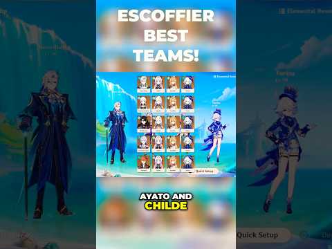 Escoffier Best Teams & Synergy - Filter Guide | Genshin Impact 5.6