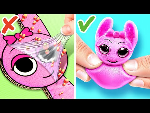 Cardboard vs Squishy PINKI SPRUNKI! 😲✨ Fun DIY Creations & Amazing Sprunki-Inspired Crafts!