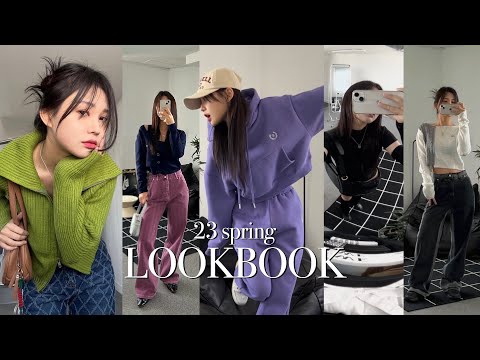 SPRING LOOKBOOK🌸 | 바지맛집 | 개강룩 | 봄코디 | 원브랜드 룩북 | 어반드레스