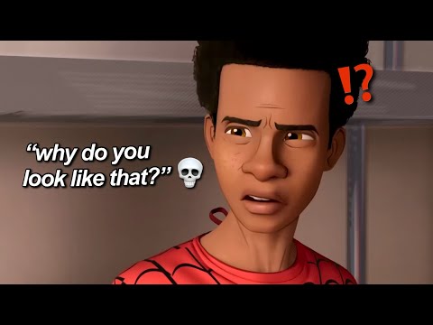 Miles Morales being a comedic relief for 6 and a half minutes straight