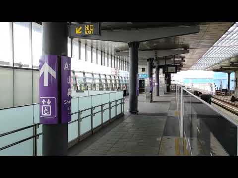 2022.06.29桃園捷運機場藍線A10山鼻車站往中壢方向|Taoyuan Metro Airport Blue Line, A10 Shanbi Station Bound For Zhongli