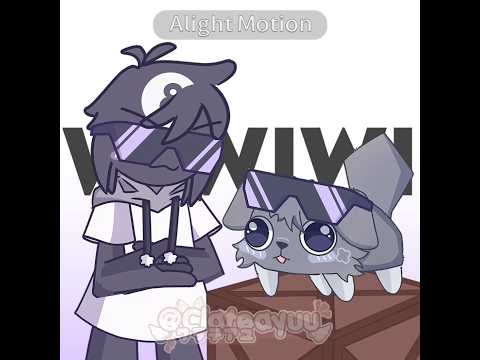WIWIWI 🌒 ꓃ 🌘✨ #dandysworld #tweening #animation #trend #shorts