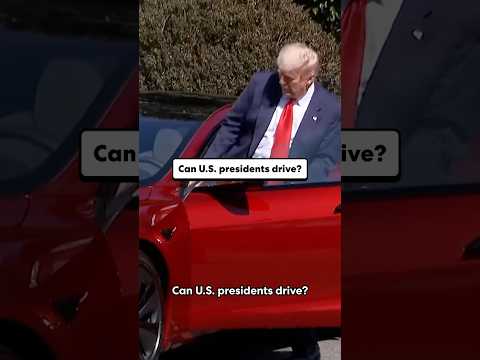 Why can’t presidents drive?