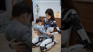 아이의 건강을 체크하는 휴머노이드 로봇 #robot #aiart #humanoid #ai로봇