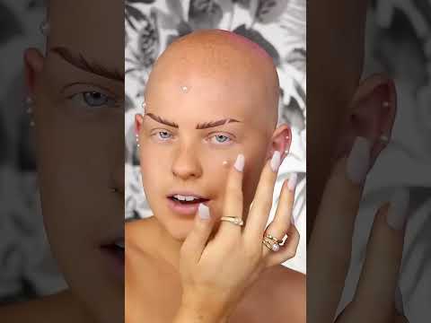 Glueing pearls to my head_ WAIT WHAT JUST HAPPENED #shorts #youtubeshorts #takla #10millionview