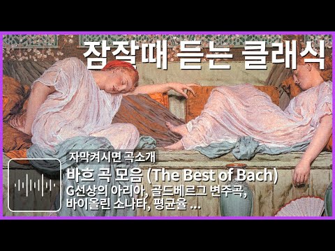 잠잘때 듣는 음악 클래식 명곡 바흐 곡 모음 잠잘오는음악 잠안올때 잠잘때듣기좋은 잔잔한 수면 유도 Classical Music for Sleeping - Best of Bach