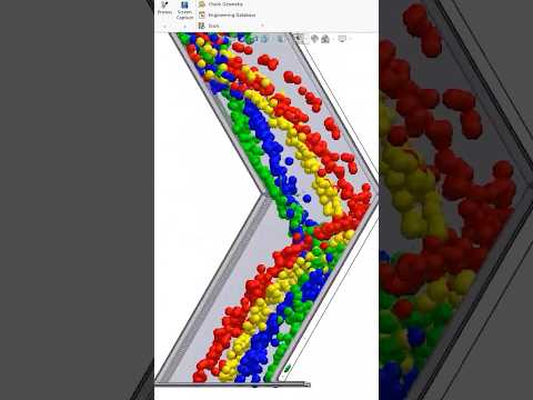 🌊🔥 Mesmerizing Flow Simulations in SOLIDWORKS! 🔥🌊 #shorts #flowsimulation #simulation #satisfying