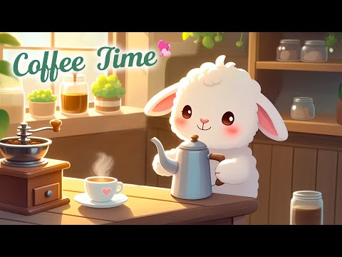 Coffee Time Lofi ☕ 1 Hour Cafe Song 🎧 Cute & relaxing music