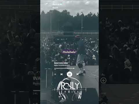 War Machine (Lyrics Video) by Rema and odumodublvck #shorts #rema #odumodublvck #lyrics