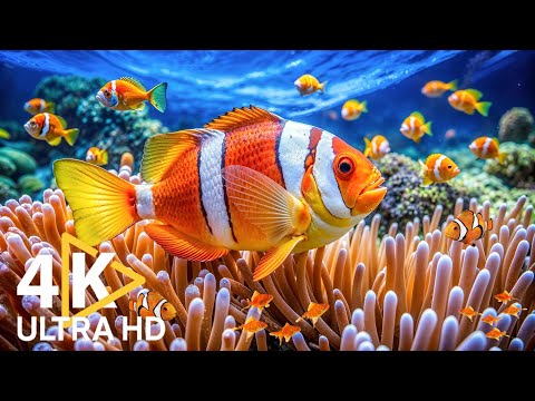The Best 4K Aquarium - Dive Into The Mesmerizing Underwater Realm, Sea Jellyfish, Coral Reefs #1