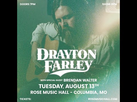 Drayton Farley live @ Rose Music Hall * Twenty On High * Columbia, MO *  August 13, 2024