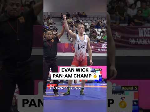 Evan Wick wins gold at the 2025 Pan-Am Wrestling Championships 🥇
