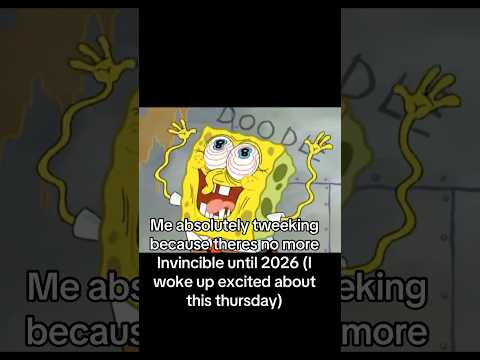 1 week with no invincible🥀| #edit #2025 #meme #spongebob #funny #invincibleshow #invincibleseason3