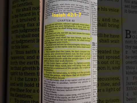 Isaiah 42:1-7 #bibleverse #dailyscripture #bible #catholic #jesus