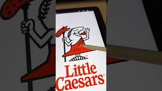Combining the Pizza Hut and Little Caesars logos! #logos #logodesign #redesign #mashup #procreate
